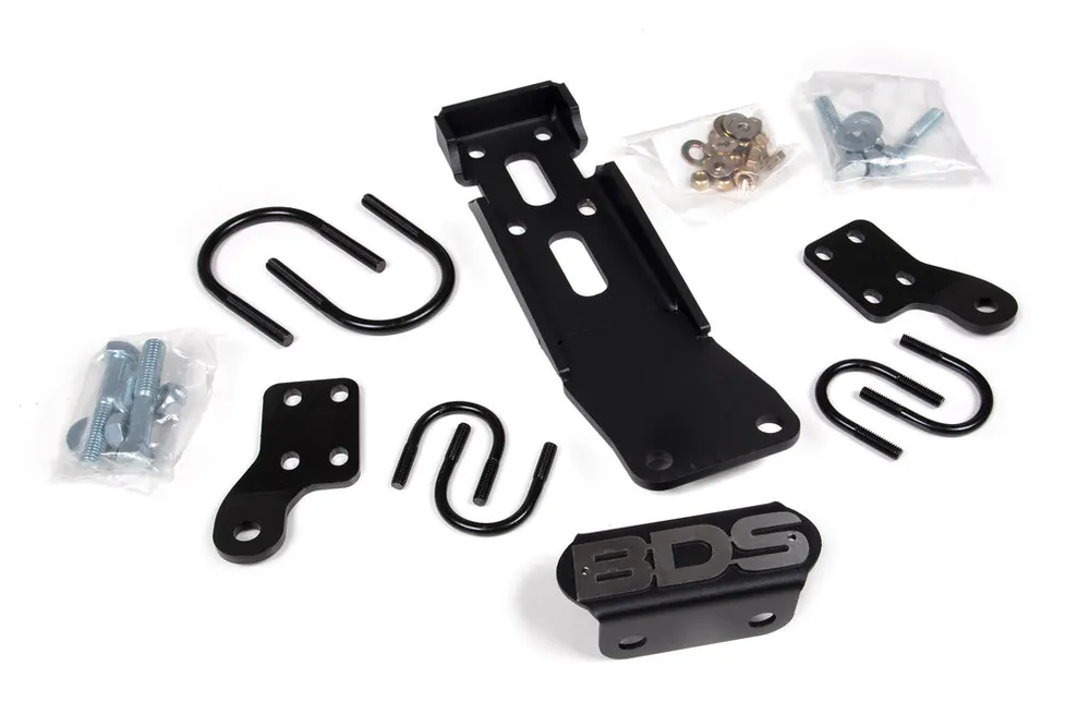 Free Returns Dual Steering Stabilizer Mounting Kit | Jeep Wrangler JK (07-18)