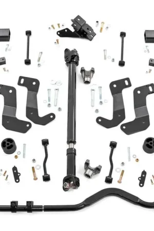 3.5 Inch Jeep Suspension Lift Kit Preminum N3 Shocks Stage 2 Coils & Control Arm Drop 18-20 Wrangler JL Rubicon-2 Door Rough Country Limited Edition