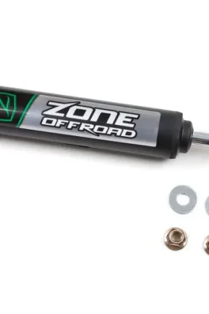Warranty Included Zone Offroad Jeep Wrangler YJ/TJ Single Steering Stabilizer - Black