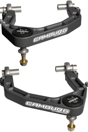 Free Returns Camburg 2024 Ford Ranger Raptor KINETIK Performance Billet Uniball Upper Arms (GRAY)