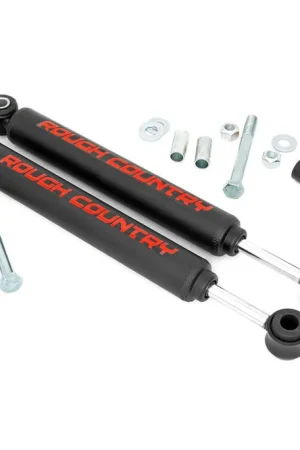 Exclusive Offer Jeep Dual Steering Stabilizer 97-06 Wrangler TJ 86-92 Comanche MJ 84-01 Cherokee XJ Rough Country