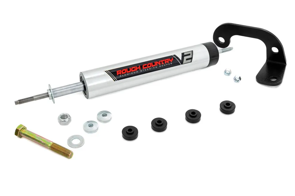 Limited Offer V2 Steering Stabilizer 88-99 Chevy/GMC C1500/K1500 Truck/SUV 4WD Rough Country