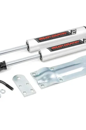 While Supplies Last V2 Steering Stabilizer Dual 69-87 GMC C15/K15 Truck/73-91 Half-Ton Suburban Rough Country