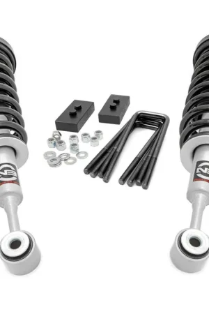 2.0 Inch Ford Strut Leveling Kit Lifted Struts w/N3 ShocksFor 04-08 F-150 2WD Rough Country High Quality