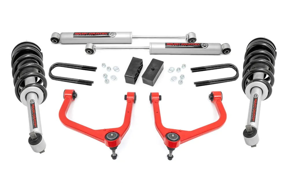 3.5 Inch Lift Kit | Mono Leaf Rear | N3 Struts | GMC Sierra 1500 (25-26) Instant Buy