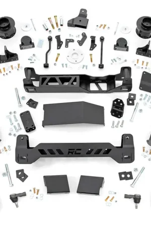 Trusted Brand 5 Inch RAM Suspension Lift Kit 19-20 RAM 1500 4WD Air Ride/22XL Wheels Rough Country