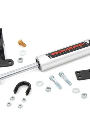 V2 Steering Stabilizer Axle Bracket 07-18 Jeep Wrangler JK Rough Country Worldwide Shipping