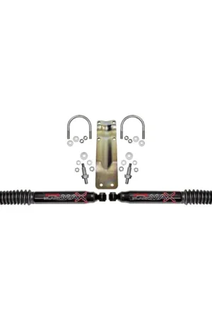 Skyjacker 05-24 Ford F250/F350 4WD Black MAX Steering Stabilizer Same Day Shipping