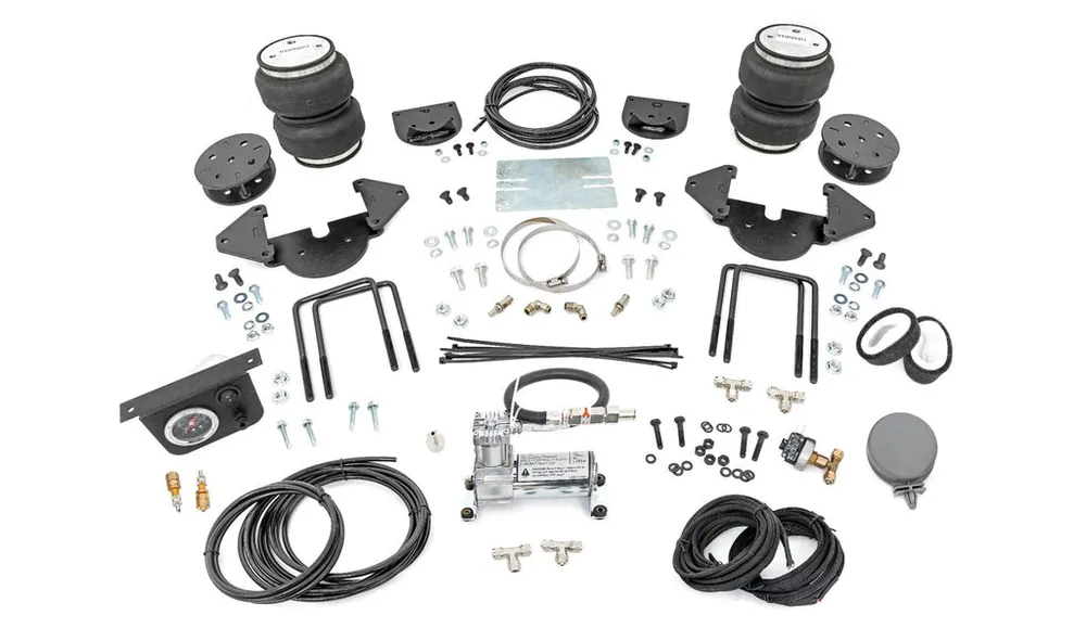 Seasonal Sale Air Spring Kit w/compressor | 2-3.5 Inch Lift Kit | Chevy/GMC Sierra/Silverado 1500 (19-26)