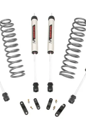 Cheap 2.5 Inch Jeep Suspension Lift Kit 07-18 Wrangler JK W/V2 Monotube Shocks Rough Country