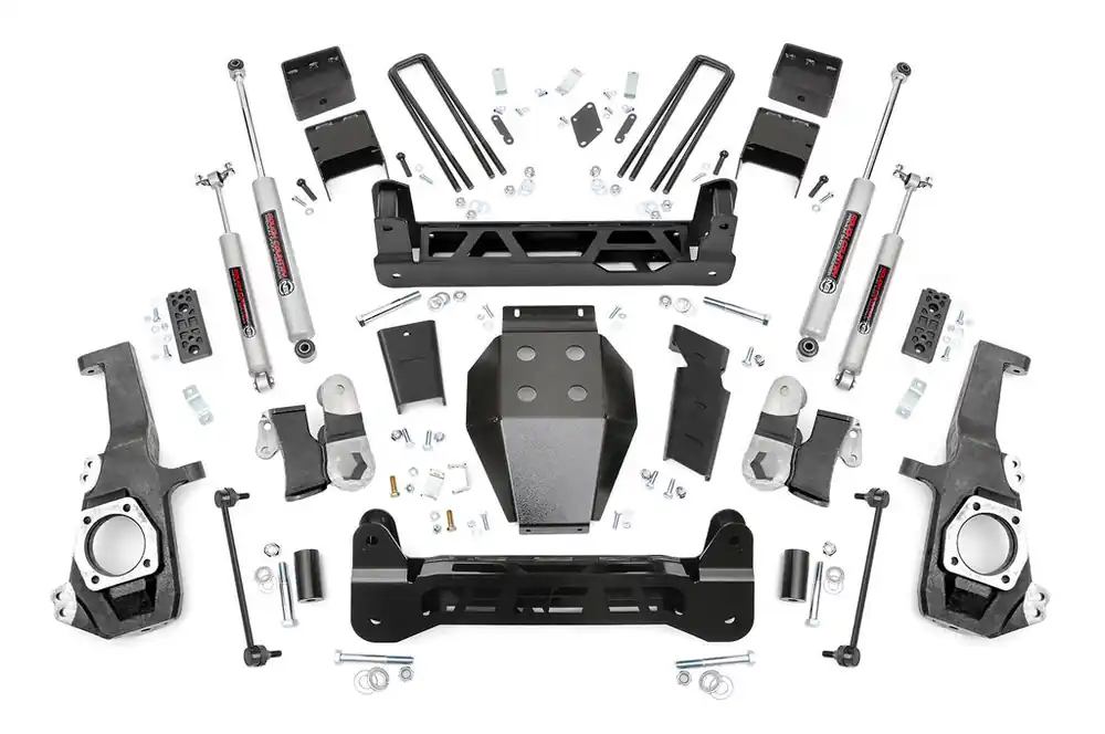 Top Rated 5.0 Inch GM NTD Suspension Lift Kit (2020 2500HD) Rough Country