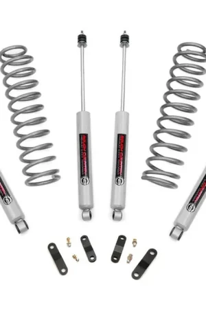 2.5 Inch Jeep Suspension Lift Kit 07-18 Wrangler JK W/Preminum N3 Shocks Rough Country Warranty Included