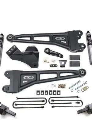 New Release 4 Inch Lift Kit w/ Radius Arm | FOX 2.5 Performance Elite Coil-Over Conversion | Ford F250/F350 Super Duty (11-16) 4WD | Diesel