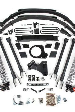 9 Inch Lift Kit w/ 4-Link | FOX 2.5 Performance Elite Coil-Over Conversion | Ford F250/F350 Super Duty (20-22) 4WD | Diesel Holiday Sale