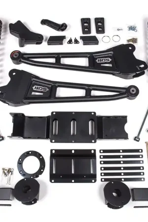 Bargain 4 Inch Lift Kit w/ Radius Arm | Ram 2500 w/ Rear Air Ride (19-24) 4WD | Diesel