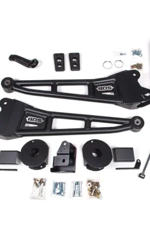 Bargain 4 Inch Lift Kit w/ Radius Arm | Ram 2500 w/ Rear Air Ride (14-18) 4WD | Diesel
