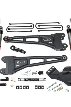 5 Inch Lift Kit w/ Radius Arm | FOX 2.5 Performance Elite Coil-Over Conversion | Ford F350 Super Duty DRW (23-25) 4WD | Diesel Mega Sale