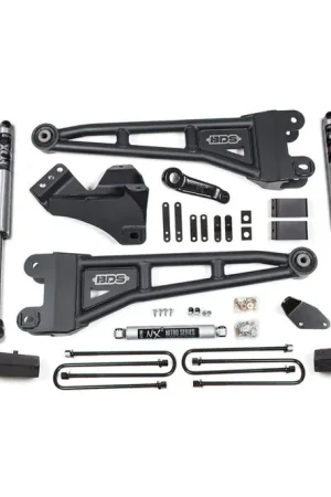 Money Back Guarantee 4 Inch Lift Kit w/ Radius Arm | FOX 2.5 Performance Elite Coil-Over Conversion | Ford F250/F350 Super Duty (05-07) 4WD | Diesel