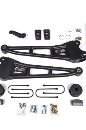 4 Inch Lift Kit w/ Radius Arm | Ram 3500 w/ Rear Air Ride (13-18) 4WD | Diesel Express Delivery