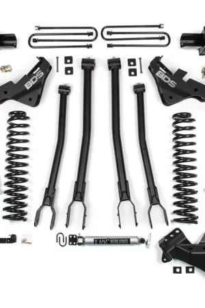 Certified 5 Inch Lift Kit w/ 4-Link | Ford F250/F350 Super Duty (23-25) 4WD | Gas