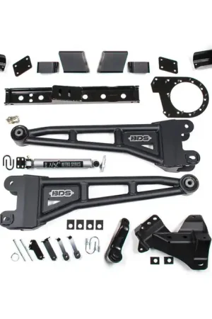 Save Now 6 Inch Lift Kit w/ Radius Arm | FOX 2.5 Performance Elite Coil-Over Conversion | Ford F250/F350 Super Duty (17-19) 4WD | Diesel