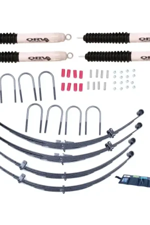 Limited Edition Rugged Ridge 4in Lift Kit with Shocks 55-75 Jeep CJ