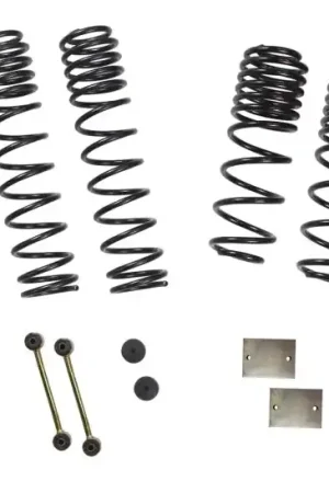 Worldwide Shipping Skyjacker 2018 Jeep Wrangler JL 4 Door 4WD (Rubicon) Long Travel 2 Stage 1in-1.5in Coil System