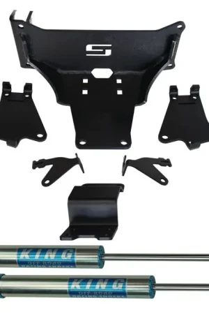 Shop Now Superlift 2023 F-250/350 Dual Steering Stabilizer Kit w/KING Stabilizer - No lift required