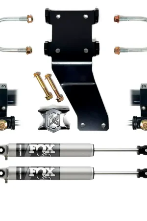 Budget KRYPTONITE FORD SUPER DUTY 2005-2025 DUAL STEERING STABILIZER KIT WITH FOX 2.0 SHOCKS
