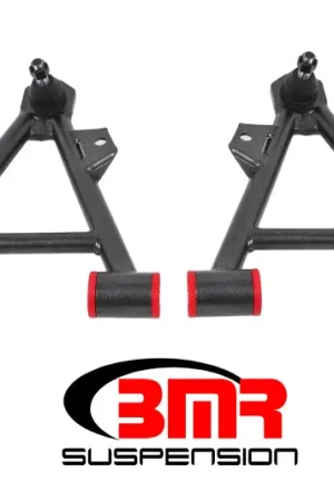 Best Price BMR 94-04 Mustang Lower Non-Adj. A-Arms (Coilover Only) w/ STD. Ball Joint (Poly) - Black Hammertone