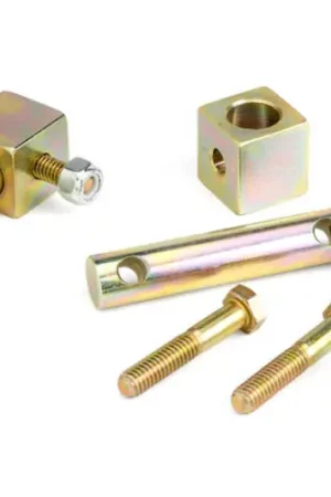 JKS Manufacturing Jeep Wrangler TJ/LJ Lower Shock Bar Pin Eliminator - Front Professional Grade