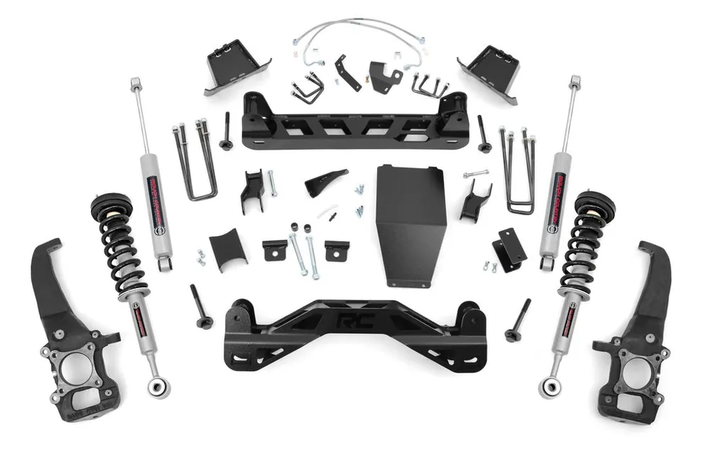 Hassle-Free Returns 6 Inch Suspension Lift Kit N3 Struts & N3 Shocks 04-08 F-150 4WD Rough Country