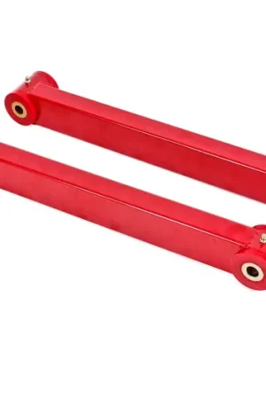 BMR 05-14 S197 Mustang Non-Adj. Boxed Lower Control Arms (Polyurethane) - Red Express Delivery