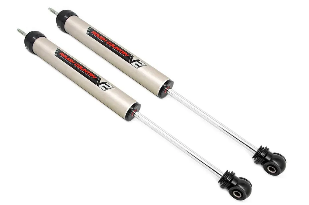 94-02 Dodge Ram 2500 4WD V2 Front Monotube Shocks Pair 6.5-8 Inch Rough Country Save Now