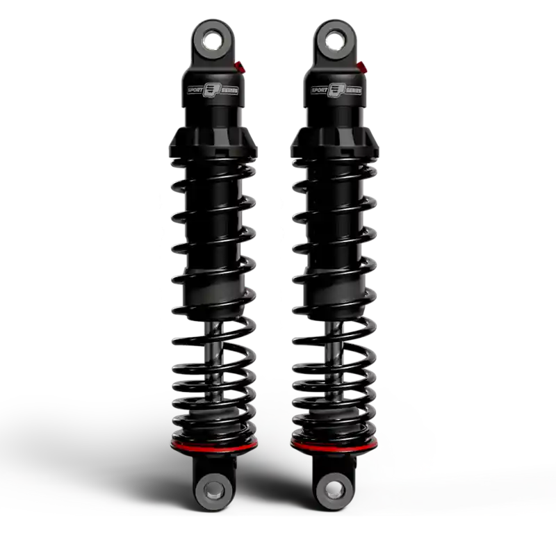 Grab Now Progressive 93-24 Harley Touring 494 Series Heavy Duty Shocks 13.0in Bushing - Black