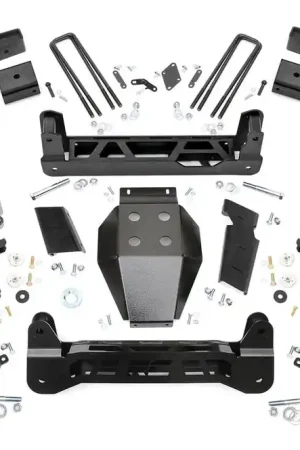 Shop Now 5.0 Inch GM Torsion Bar Drop Suspension Lift Kit (11-19 2500HD/3500HD) Rough Country