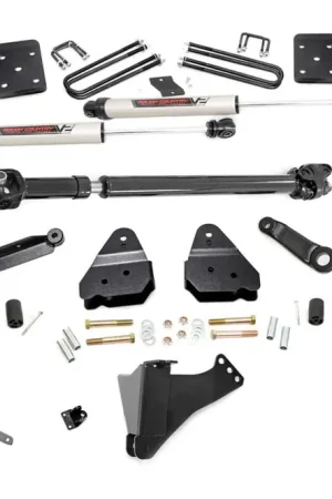 Trending 6 Inch Suspension Lift Kit w/V2 Monotube & Front Drive Shaft 17-19 F-250/350 4WD Diesel Rough Country