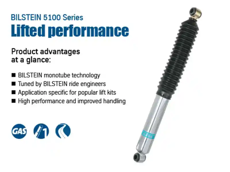 Direct From Manufacturer Bilstein 5100 Series 2012 GMC Sierra 1500 XFE Rear 46mm Monotube Shock Absorber