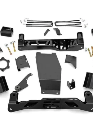 5 Inch Suspension Lift Kit w/N3 14-18 Silverado/Sierra 1500 4WD Cast Steel Rough Country Cheap