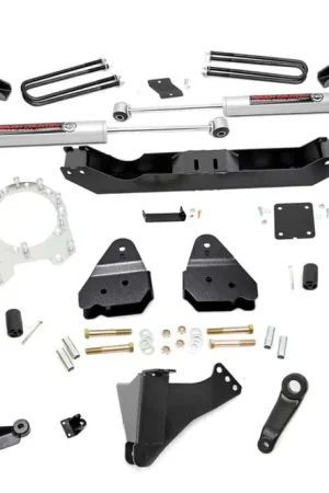 Low Price 4.5 Inch Inch Ford Suspension Lift Kit w/ N3 Shocks 17-20 F-350 4WD Diesel Dually Rough Country