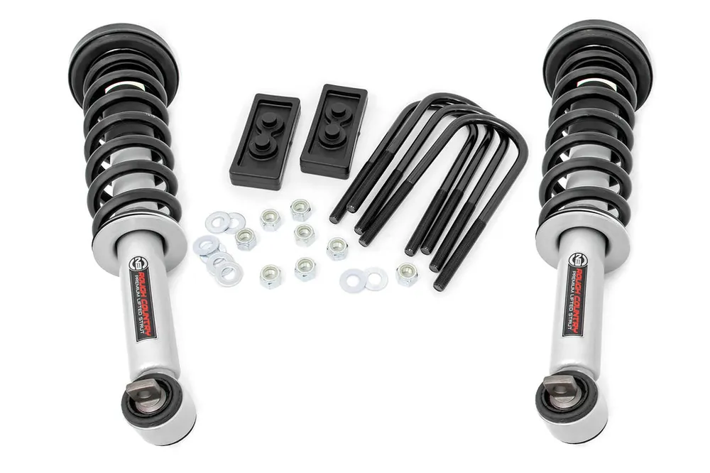 2.5 Inch Lift Kit 21-22 Ford F-150 Tremor 4WD Rough Country Get Yours
