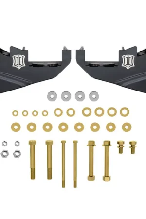 Money Back Guarantee ICON 23-24 Ford F250/F350 Super Duty 4WD Radius Arm Drop Kit