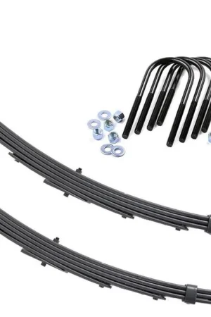 Front Leaf Springs 6 Inch Lift Pair 73-87 GMC C15/K15 Truck/73-91 Half-Ton Suburban Rough Country Time-Limited