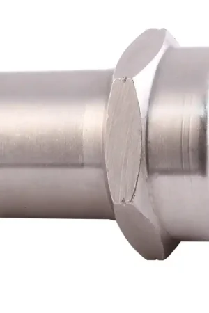 Viral QA1 Tube Adapter - 1-1/4in OD - Hex - Left Hand - 3/4-16 Thread .120 Wall - Alloy