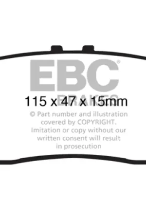 Weekend Sale EBC 13+ Lexus GS350 3.5 RWD Ultimax2 Rear Brake Pads