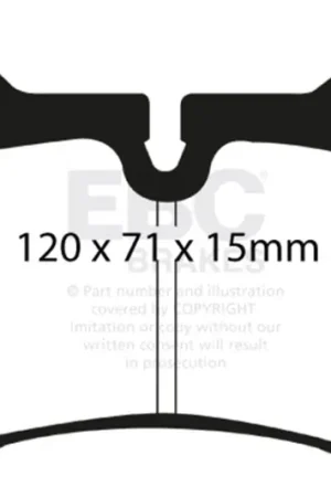 Premium EBC 03-04 Infiniti G35 3.5 (Manual) (Brembo) Bluestuff Front Brake Pads