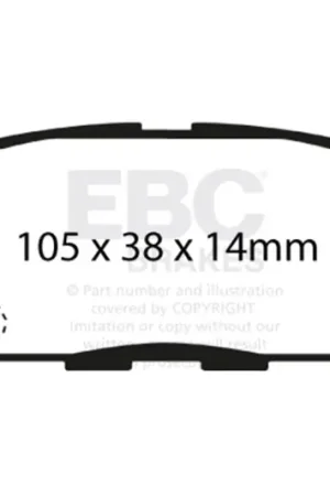 EBC 03-05 Infiniti FX35 3.5 Yellowstuff Rear Brake Pads Exclusive Offer