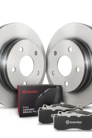 Bargain Brembo OE 12-16 Chrysler Town & Country/12-20 Dodge Grand Caravan/Journey Rear Disc Brake Kit