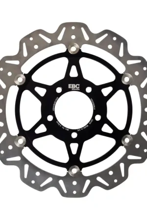 Big Sale EBC 97-03 Suzuki GSX-R 600 Front Left/Right Vee Floating Black Rotor