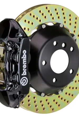 Brembo 12-16 991.1 C2 Rear GT BBK 4 Piston Cast 380x28 2pc Rotor Drilled-Black Mega Sale